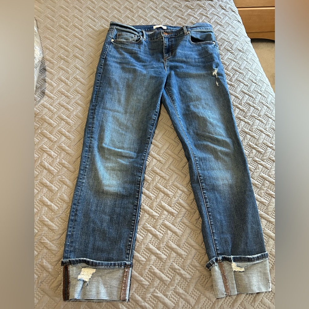 LOFT Dark Wash Denim Jeans